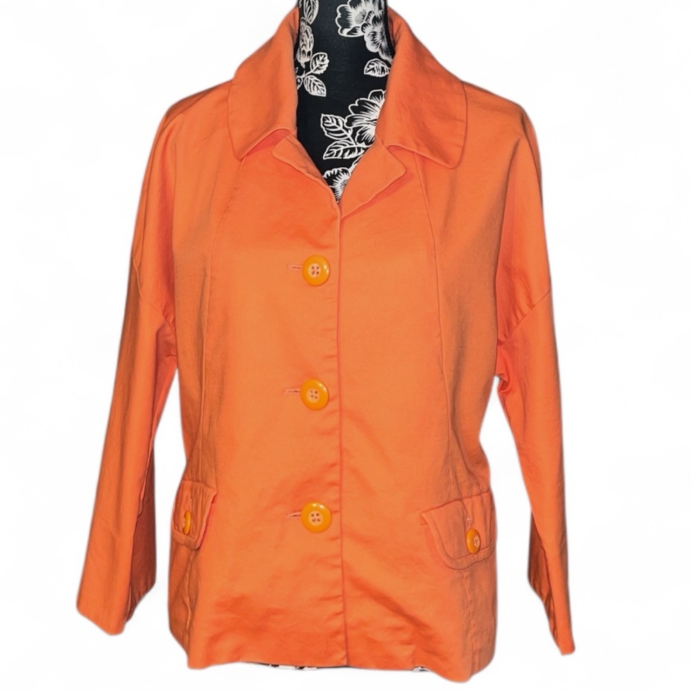 Rafaella Tangerine Blazer Jacket - image 3